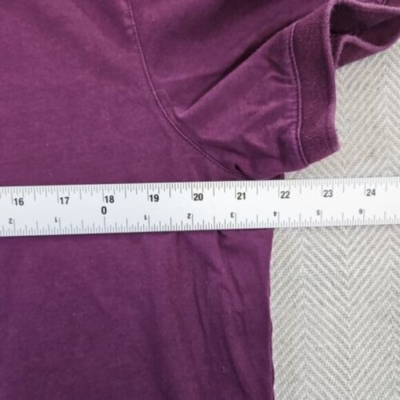 Michael Kors Men’s Plum Purple Polo Shirt Short Sleeve Size Large Y2K Old Money - Picture 4 of 16